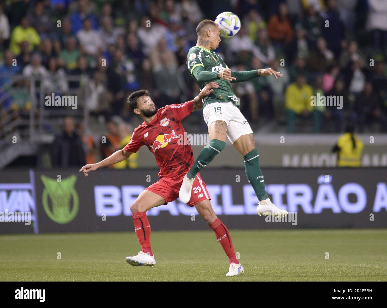 San Paolo, Brasile. 13th maggio, 2023. SP - SAO PAULO - 05/13/2023 - BRAZILEIRO A 2023, PALMEIRAS X BRAGANTINO - Breno Lopes, Palmeiras giocatore durante una partita contro Bragantino all'Allianz Parque Arena per il CAMPIONATO brasiliano A 2023. Foto: Alan Morici/AGIF/Sipa USA Credit: Sipa USA/Alamy Live News Foto Stock