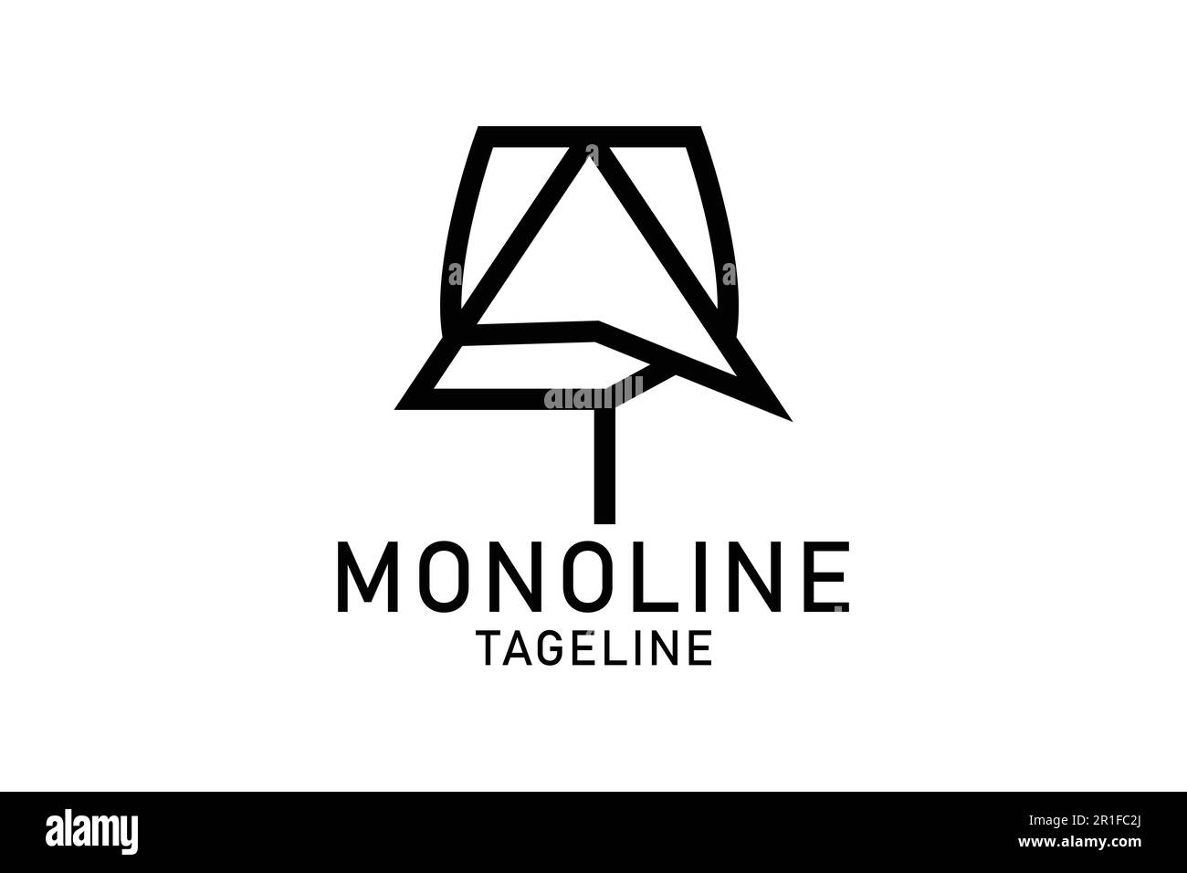 logo e albero in vetro da vino. Disegno vettoriale, icona, logo. design semplice modificabile. Illustrazione Vettoriale