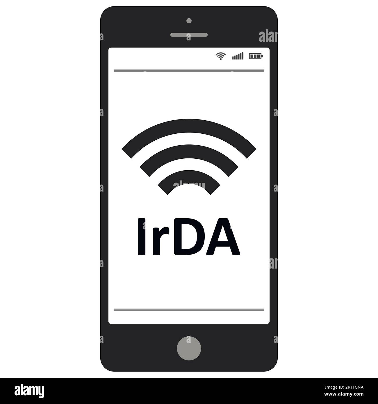 Telefono cellulare IrDA associazione dati infrarossi Immagine e Vettoriale  - Alamy
