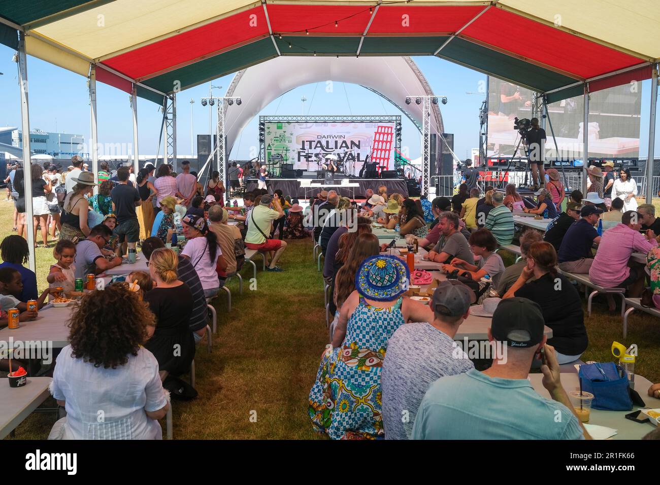 Il Festival Italiano di Darwin, a Darwin, territorio del Nord, Australia Foto Stock