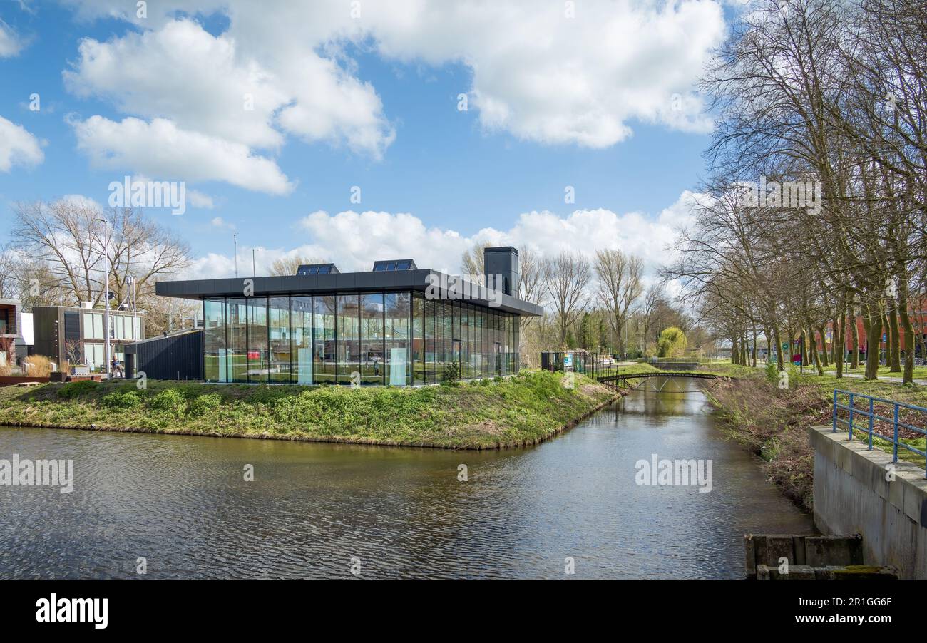 Delft, Paesi Bassi - Centro di co-creazione e Nonhouse di Mecannoo Foto Stock