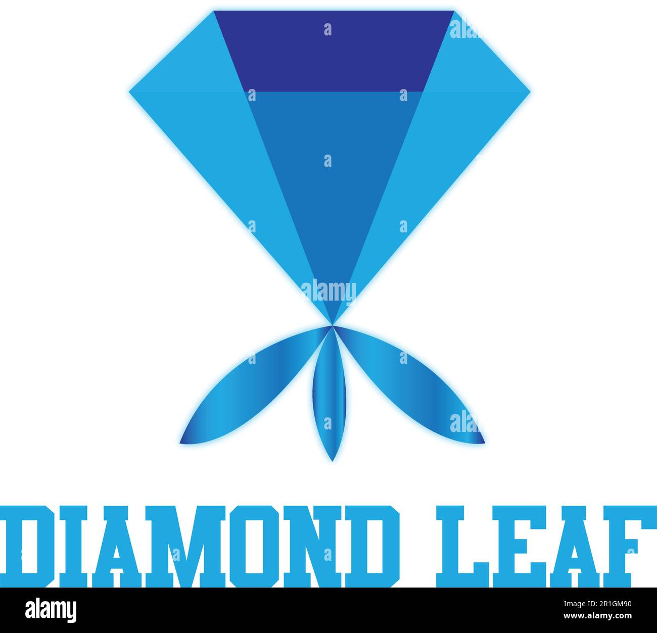 Diamond Leaf Logo Template è una scelta perfetta per il vostro negozio di gioielli o qualsiasi altro business correlati. Il logo presenta un bel diamante nella ce Illustrazione Vettoriale