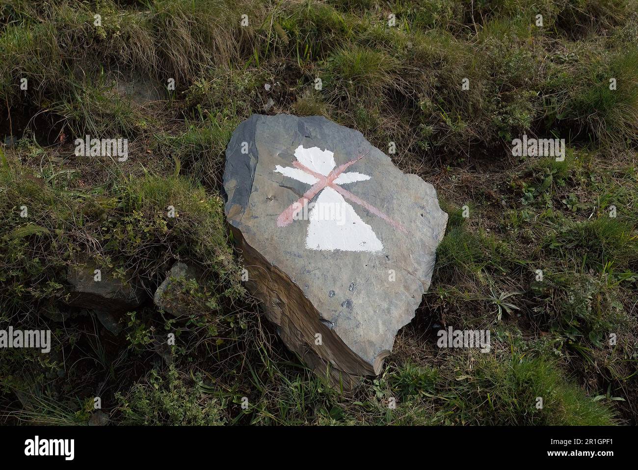 Dove le donne non possono camminare... Foto Stock