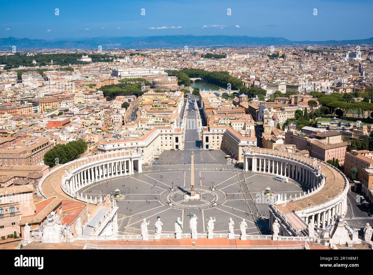 St Piazza San Pietro in Vaticano Foto Stock