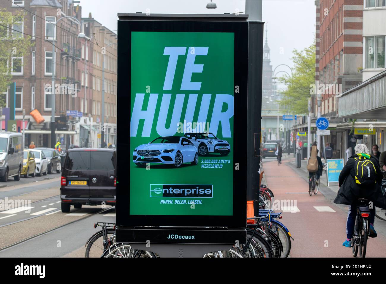 Billboard Enterprise ad Amsterdam Paesi Bassi 8-5-2023 Foto Stock