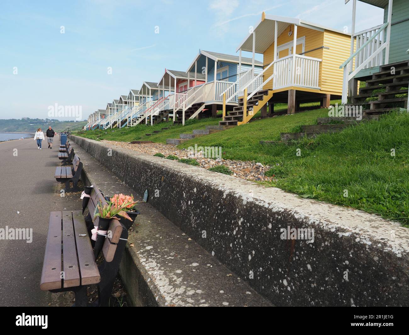 Minster on Sea, Kent, Regno Unito. 14th maggio, 2023. UK Weather: Un pomeriggio caldo e soleggiato a Minster on Sea, Kent. Credit: James Bell/Alamy Live News Foto Stock