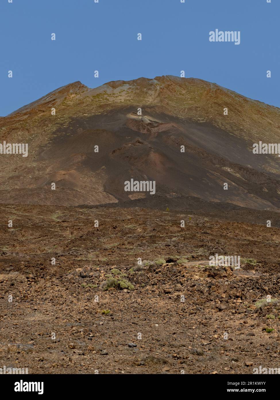 Vista panoramica del vulcano Pico Viejo nel Parco Nazionale del Teide Tenerife Isole Canarie Spagna Foto Stock