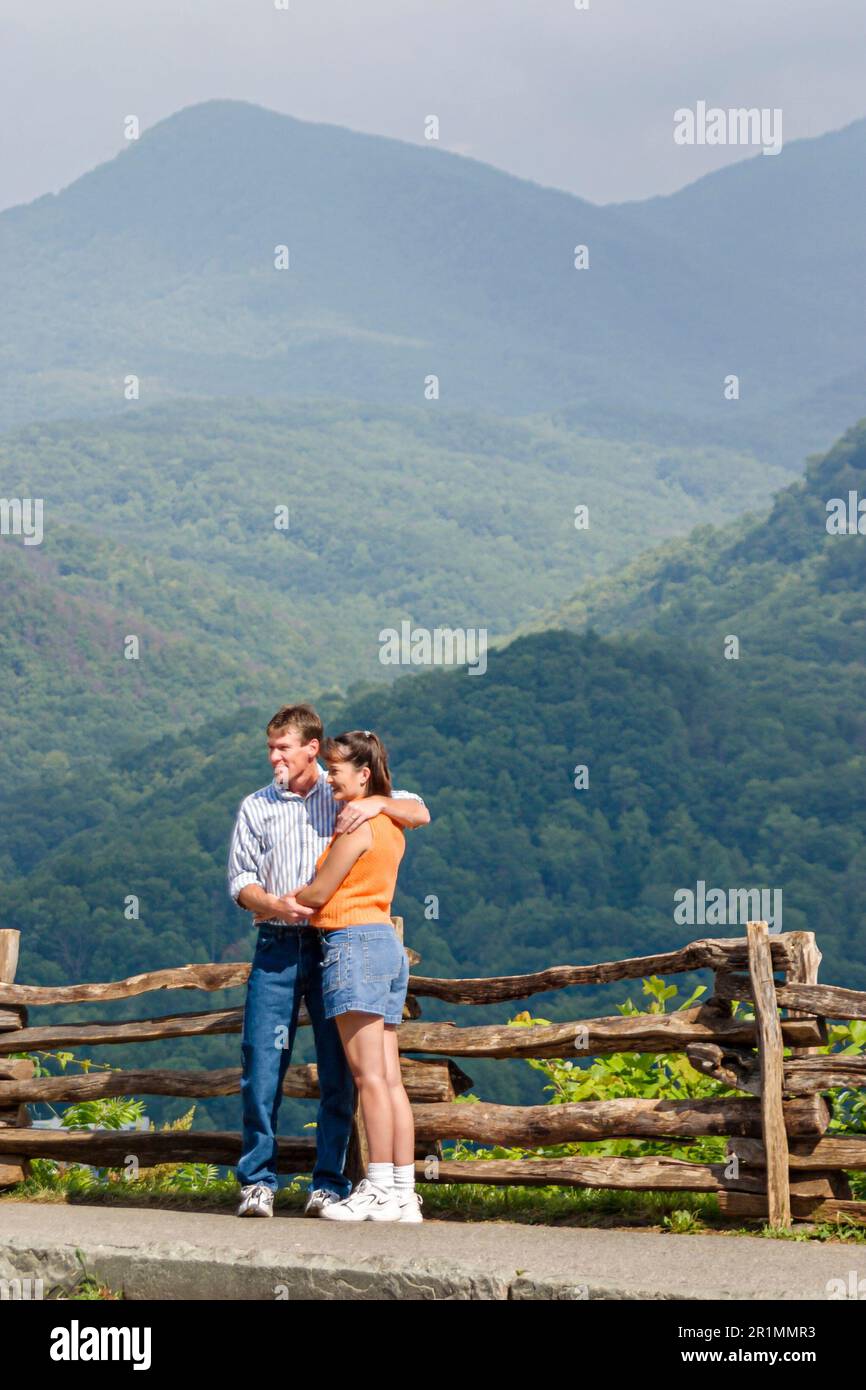 Tennessee Great Smoky Mountains National Park, terra federale, natura, naturale, paesaggio, campagna, conservazione storica, pubblico, ricreazione, i visitatori viaggio Foto Stock