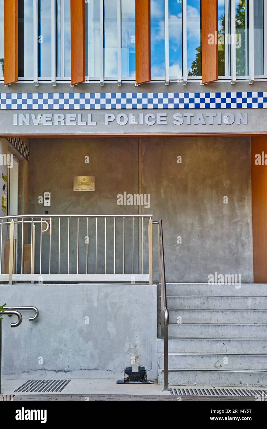 La stazione di polizia di Inverell a Inverell, nuovo Galles del Sud, australia Foto Stock