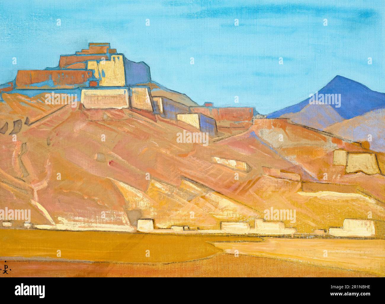 Nicholas Roerich, Santuari e Citadels, pittura 1925 Foto Stock