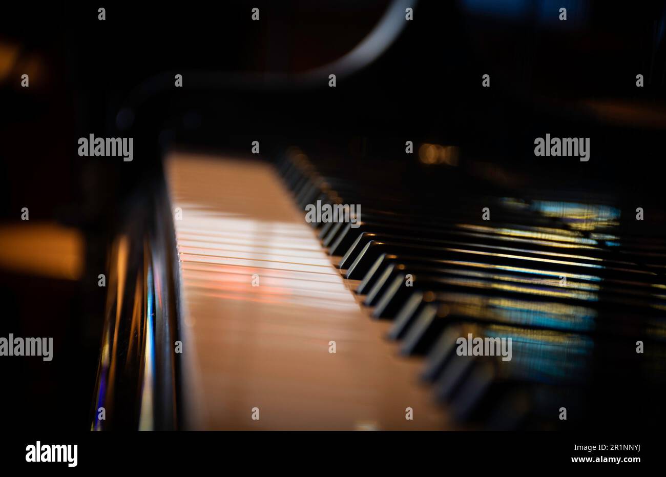 Tastiera di pianoforte Foto Stock