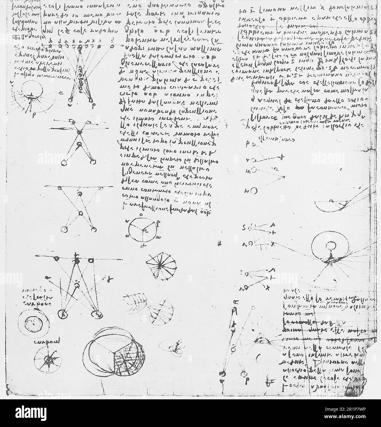 Studi anatomici, una pagina del quaderno, dopo Leonardo da Vivi, riproduzione storica, restaurata digitalmente da un originale del 19th ° secolo. / Anatomische Studien, eine Seite aus dem Notizbuch, nach Leonardo da Vivi, Historisch, restaurierte digitale Reproduktion von einer Vorlage aus dem 19. Jahrhundert Foto Stock