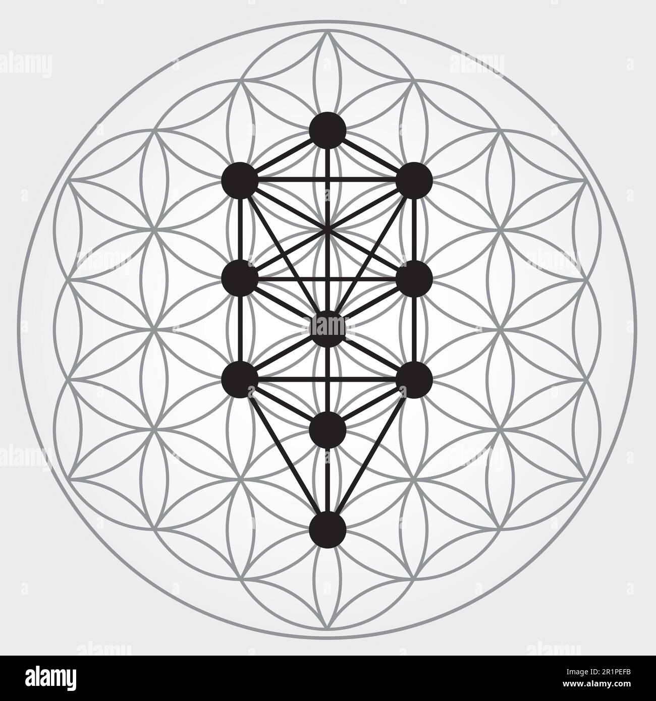 Anello Filo Della Vita Significato Anello In Rame Regolabile Con Simbolo  Dell'Albero Della Vita - Design Geometrico Fatto A Mano Anello Pace Design  Unico, image size:1300x1390