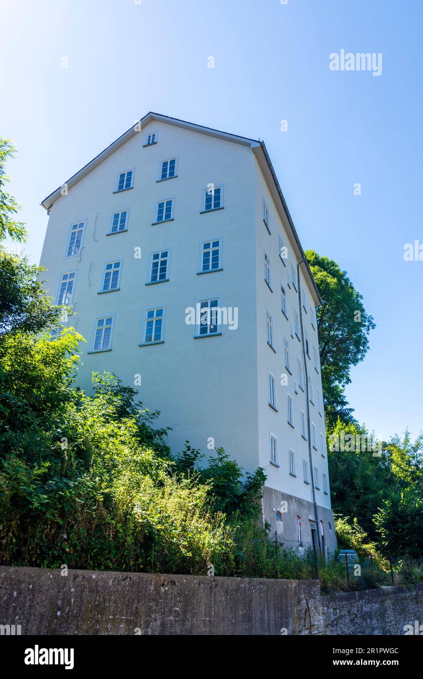 Weilburg, il più alto edificio in terra battuta in Germania a Lahntal, Assia, Germania Foto Stock