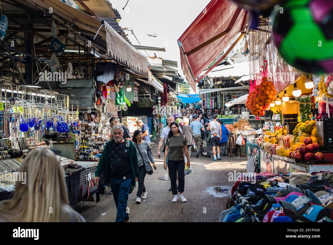 Mercato dei cammelli a Tel Aviv Israele Foto Stock