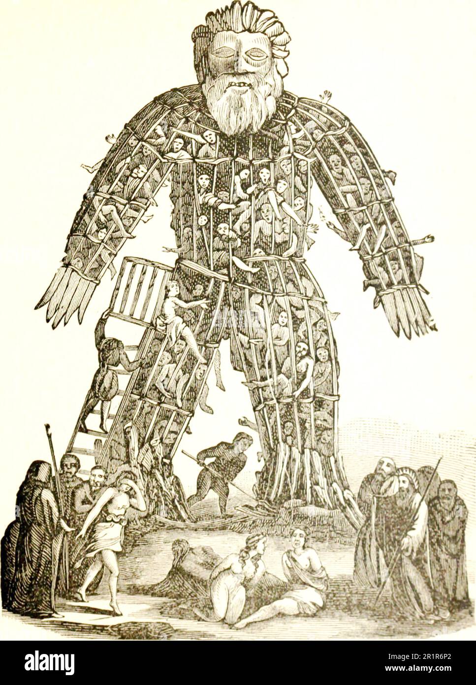 L'uomo di vimini Foto Stock