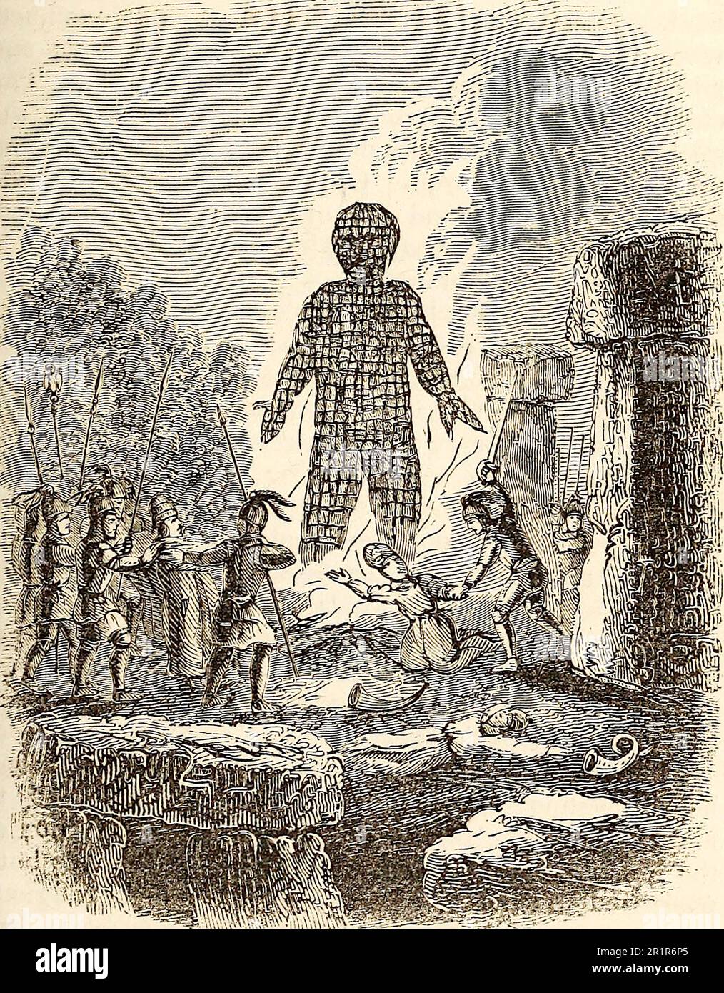 Wicker Man - il Libro delle similitudini - 1860 Foto Stock