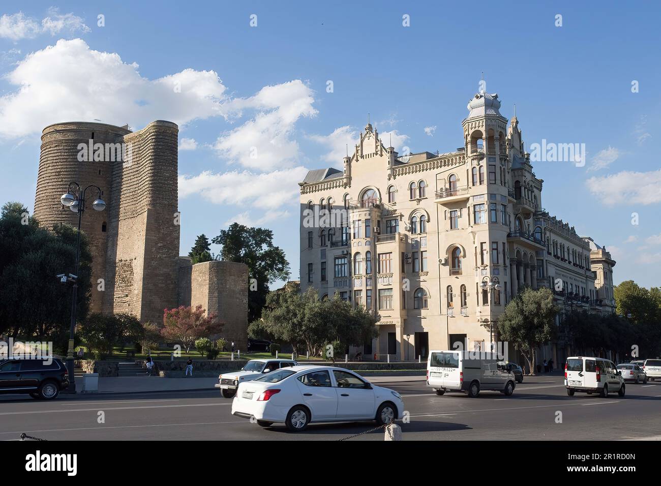 Gli edifici che il petrolio ha costruito Foto Stock