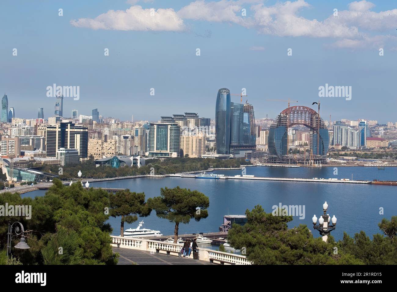 Gli edifici che il petrolio sta costruendo... Foto Stock