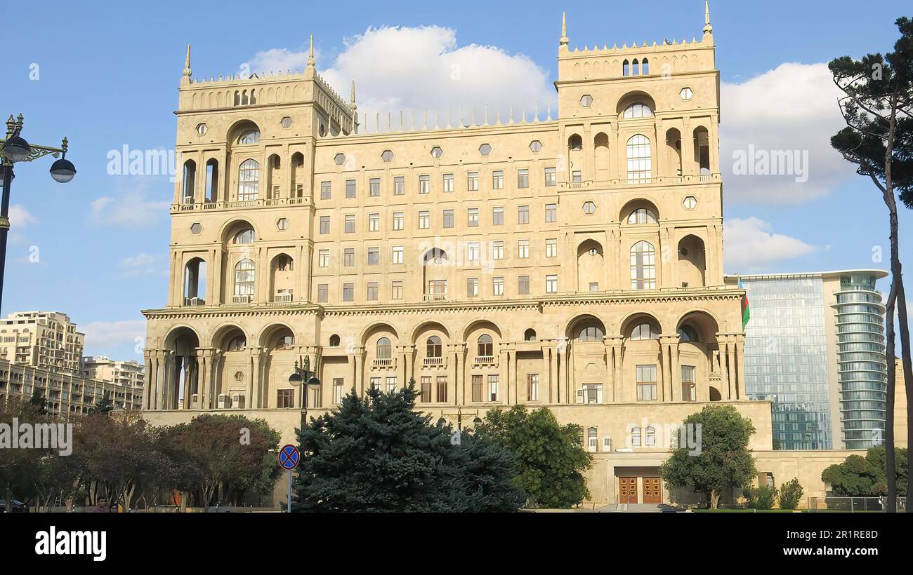 Gli edifici che il petrolio ha costruito Foto Stock