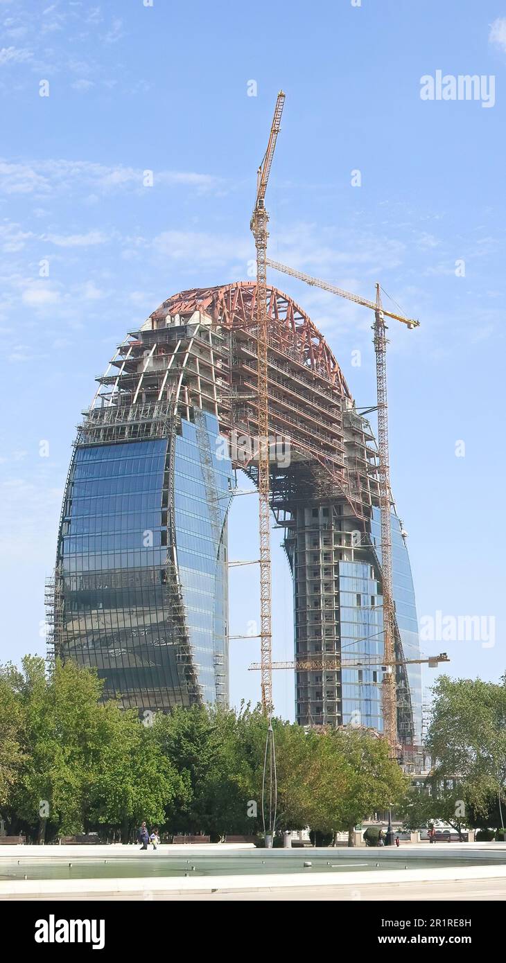 Gli edifici che il petrolio sta costruendo... Foto Stock