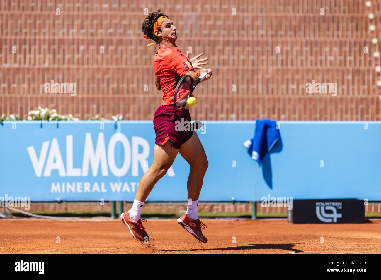 TURIM, tu - 15.05.2023: PIEMONTE OPEN ATP CHALLENGER 175 - Tennis - ATP Challenger Tour - Piemonte Open - Nerman Fatic (BIH) X Ugo Carabelli (ARG) valido per la prima fase del torneo, che si svolge al Circolo della Stampa - Sporting, a Torino-ITA, questo Lunedì (15). Nella foto Camilo Ugo Carabelli (Photo: Luca Castro/Fotoarena) Foto Stock