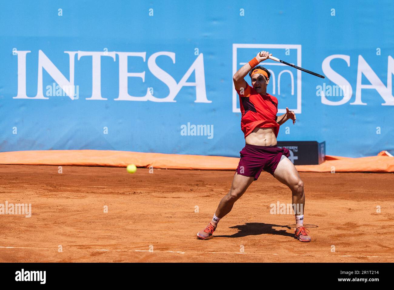 TURIM, tu - 15.05.2023: PIEMONTE OPEN ATP CHALLENGER 175 - Tennis - ATP Challenger Tour - Piemonte Open - Nerman Fatic (BIH) X Ugo Carabelli (ARG) valido per la prima fase del torneo, che si svolge al Circolo della Stampa - Sporting, a Torino-ITA, questo Lunedì (15). Nella foto Camilo Ugo Carabelli (Photo: Luca Castro/Fotoarena) Foto Stock