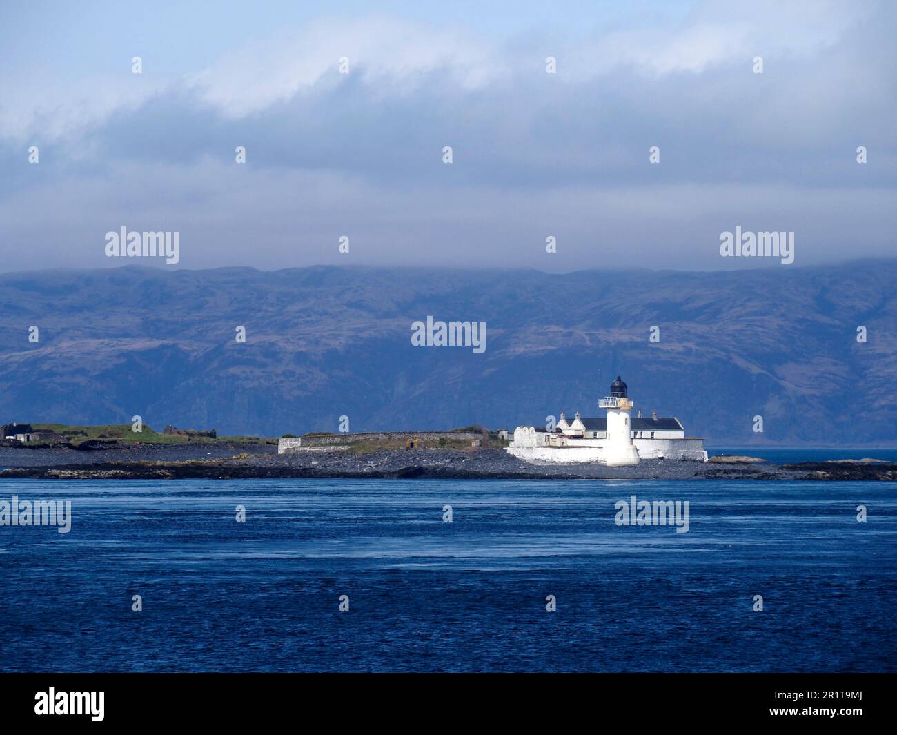 Faro, Fladda, Slate Island, Scozia Foto Stock