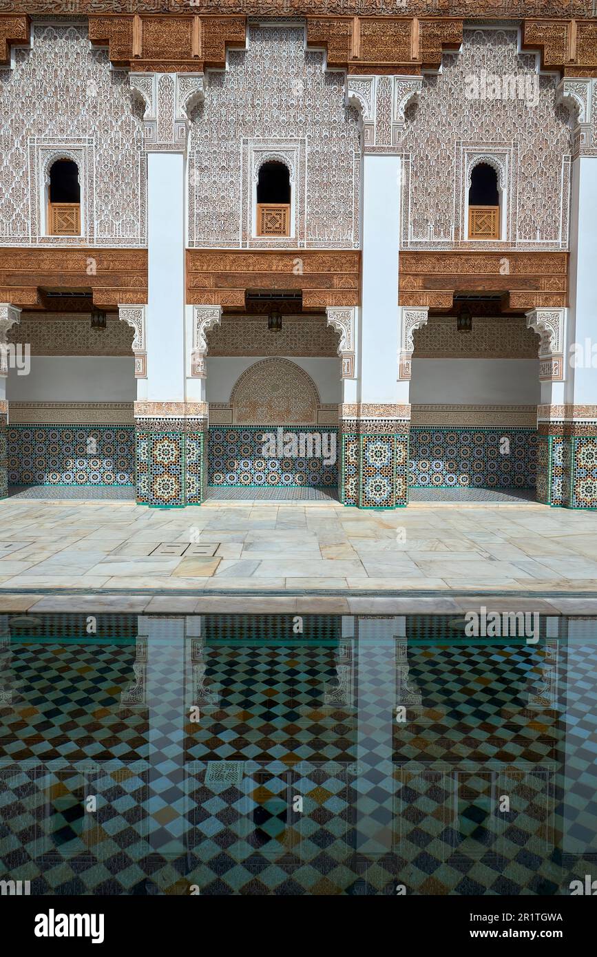 Ben Youssef Medersa Foto Stock