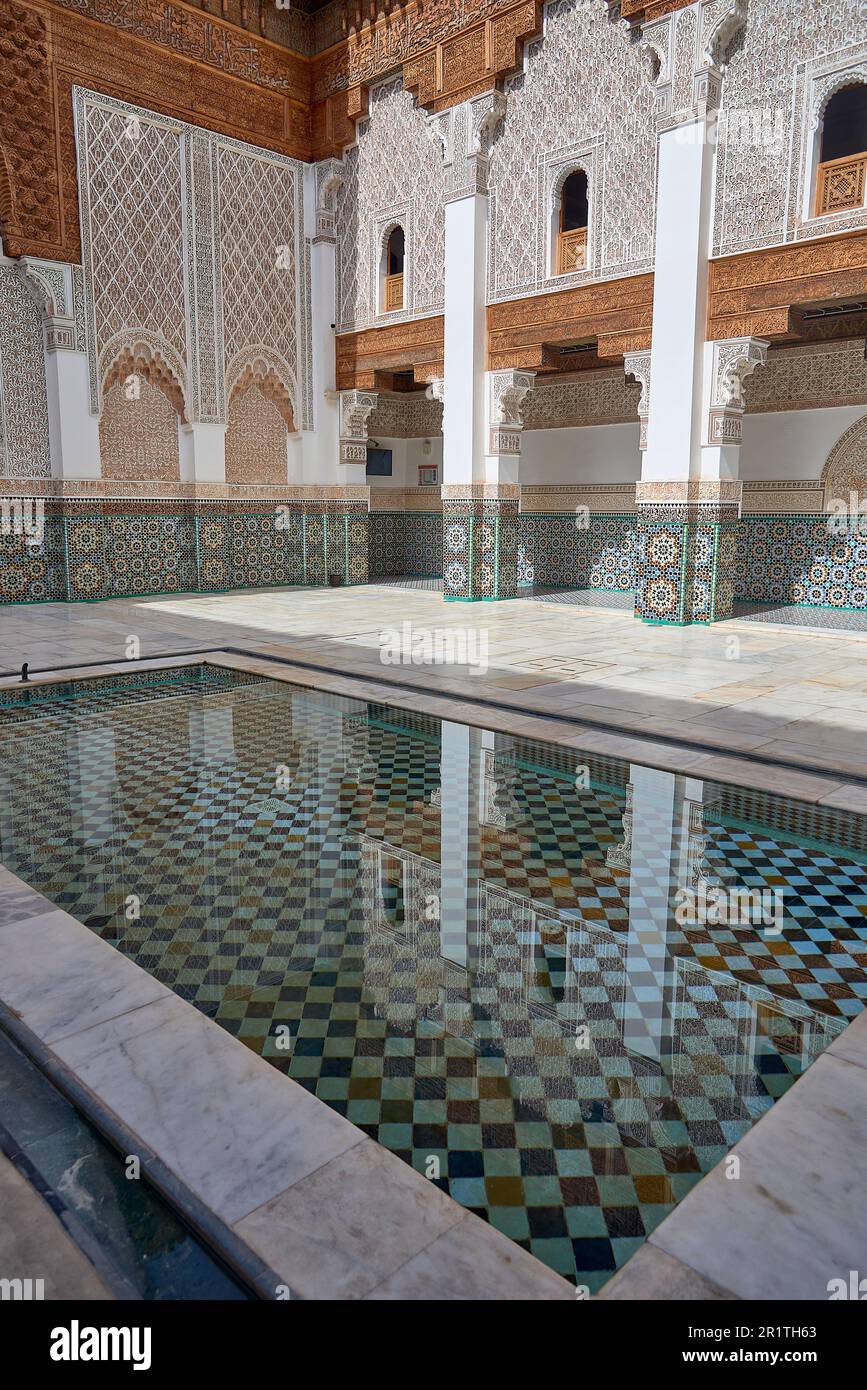 Ben Youssef Medersa Foto Stock