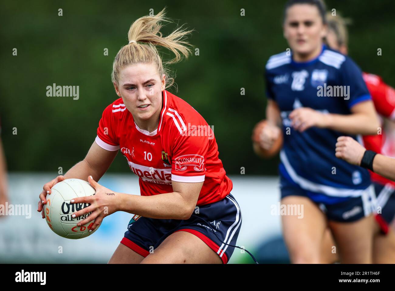 14th maggio 2023, Clonakilty, Irlanda - Munster LGFA Senior Championship Round 3: Cork 2-10 - Waterford 0-04 Foto Stock