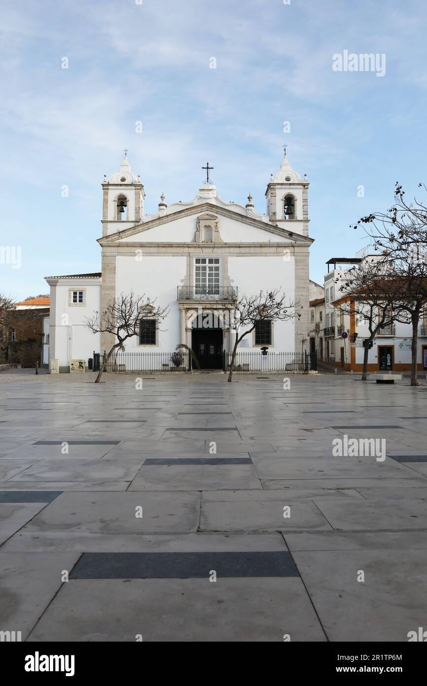 Igreja de Santa Maria, Città Vecchia, Lagos, Algarve, Portogallo Foto Stock