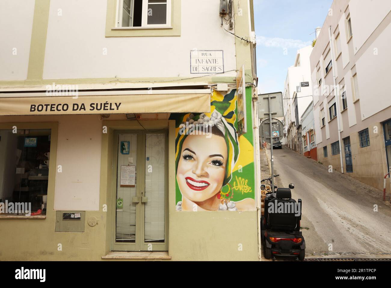 Ristorante italiano, Boteco da Suely, Città Vecchia, Lagos, Algarve, Portogallo Foto Stock