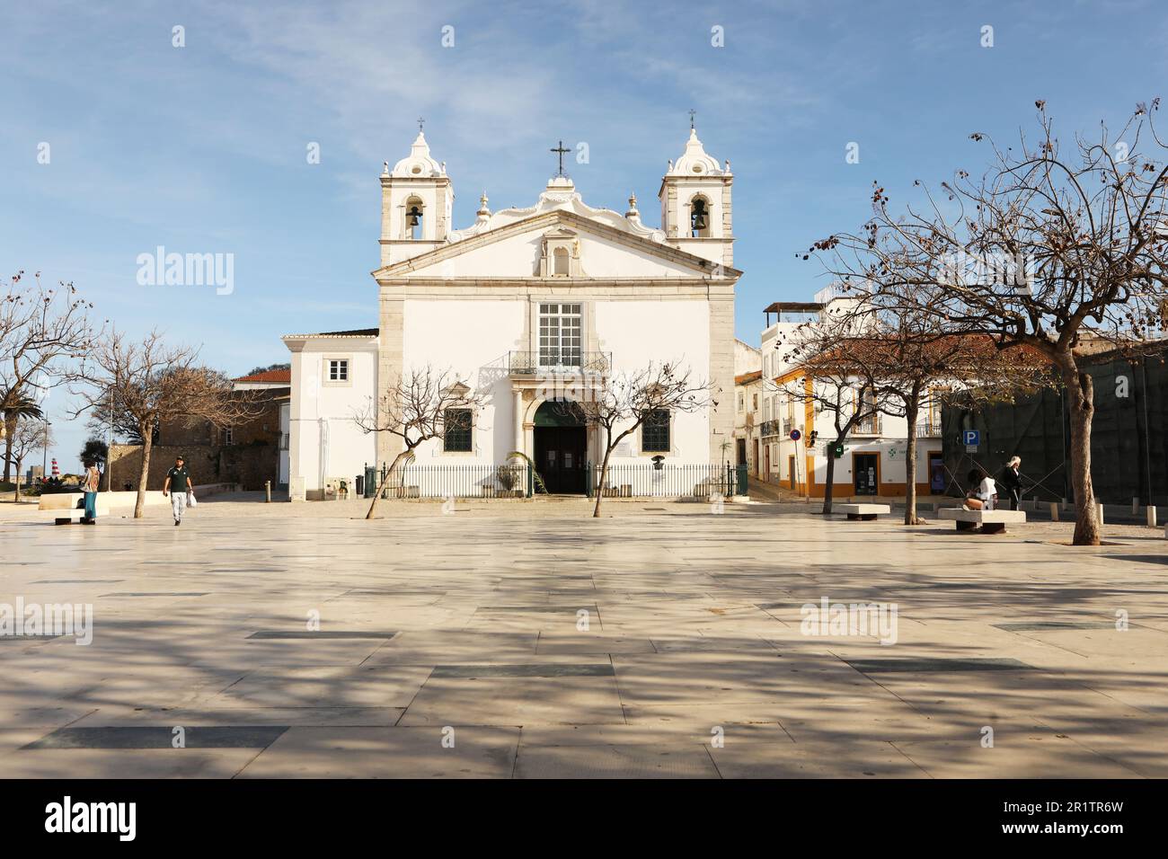 Igreja de Santa Maria, Città Vecchia, Lagos, Algarve, Portogallo Foto Stock