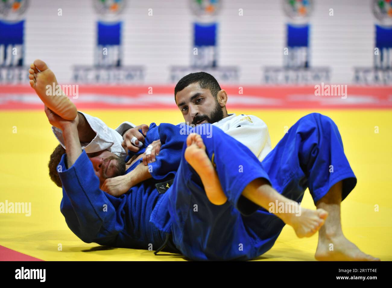 DOHA, QATAR - 8 MAGGIO: Durante i Campionati Mondiali di Judo 2023 - Day 2 il 8 maggio 2023 a Doha, Qatar. (Foto di Nikola Krstic/MB Media/Getty Images) Foto Stock