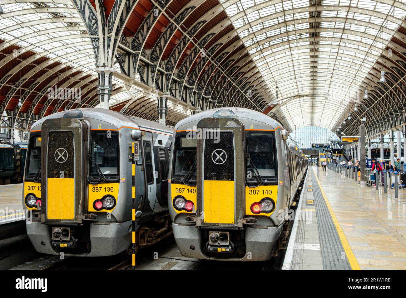 Paddington Station, Praed Street, Londra, Inghilterra Foto Stock