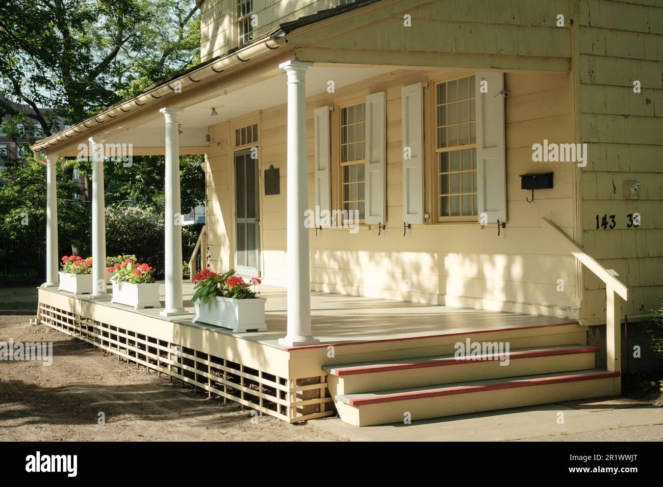 The Kingsland Homestead, Queens, New York Foto Stock