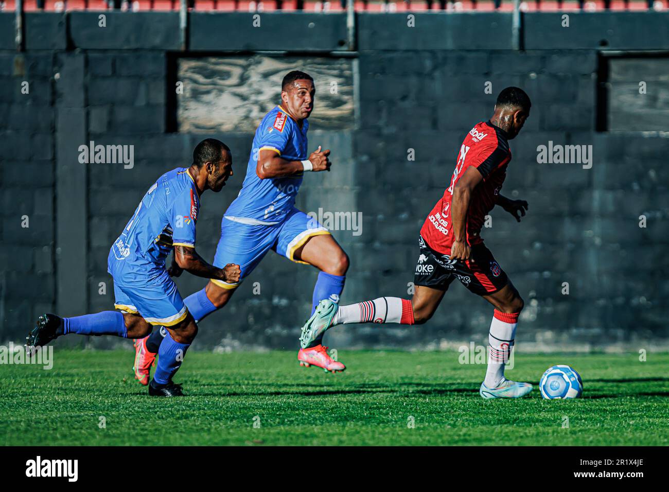 Pelotas, Brasile. 15th maggio, 2023. RS - PELOTAS - 14/05/2023 - BRASILEIRO D 2023, BRASILE DE PELOTAS X SAOJOSEENSE - Guilherme Belea giocatore del Brasile de Pelotas durante una partita contro Saojoseense allo stadio Bento Mendes de Freitas per il campionato brasiliano D 2023. Foto: Volmer Perez/AGIF/Sipa USA Credit: Sipa USA/Alamy Live News Foto Stock