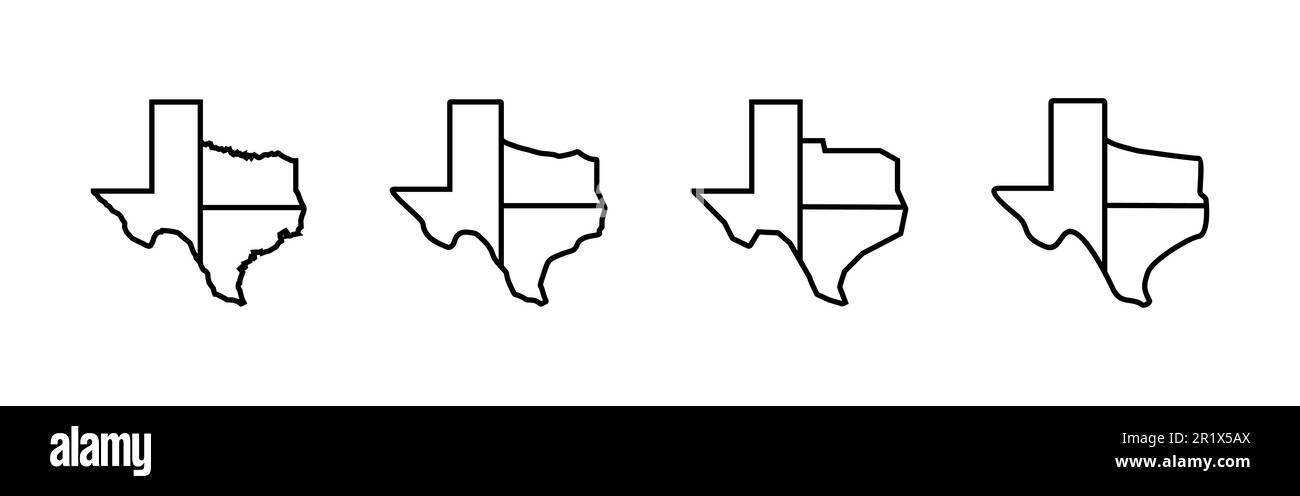 Vettore icona Texas. simbolo del simbolo del texas Illustrazione Vettoriale