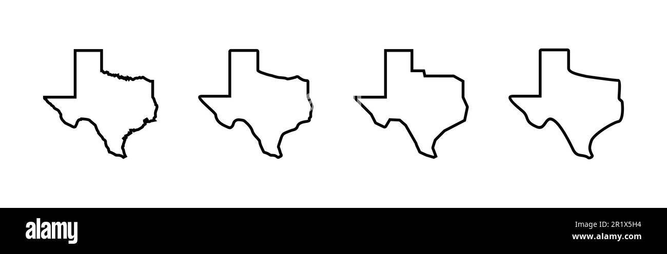 Vettore icona Texas. simbolo del simbolo del texas Illustrazione Vettoriale