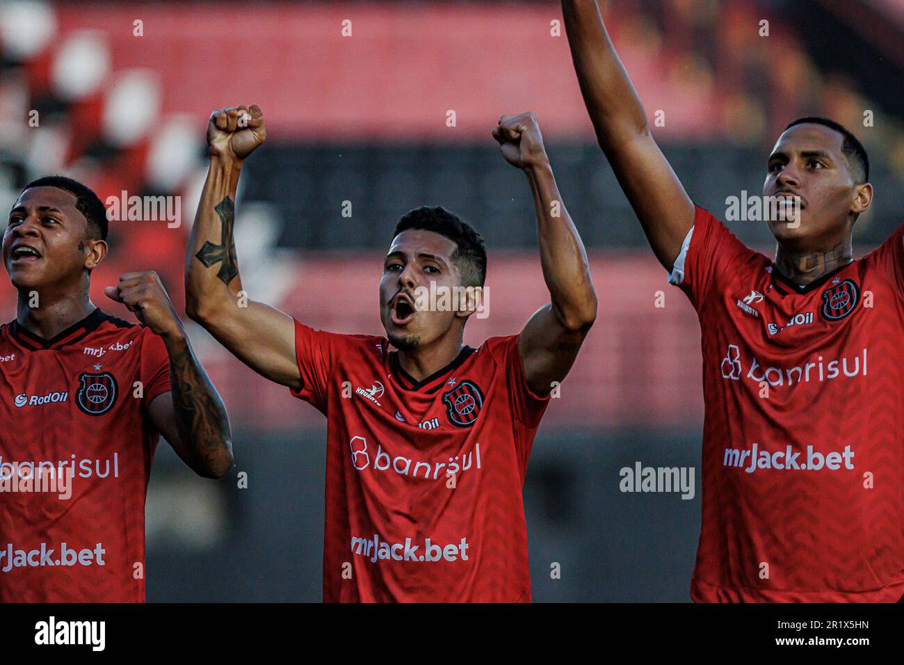 Pelotas, Brasile. 15th maggio, 2023. RS - PELOTAS - 05/14/2023 - BRASILEIRO D 2023, BRASILE DE PELOTAS X SAOJOSEENSE - Rafael Souza giocatore del Brasile de Pelotas durante una partita contro Saojoseense allo stadio Bento Mendes de Freitas per il campionato brasiliano D 2023. Foto: Volmer Perez/AGIF/Sipa USA Credit: Sipa USA/Alamy Live News Foto Stock