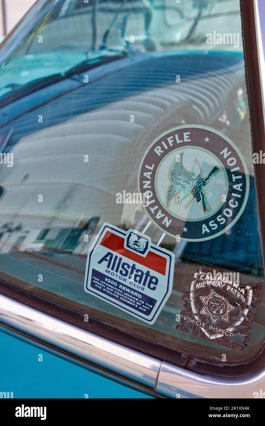 1950s Ford Fairlane 500 Galaxie Skyliner dettaglio Foto Stock