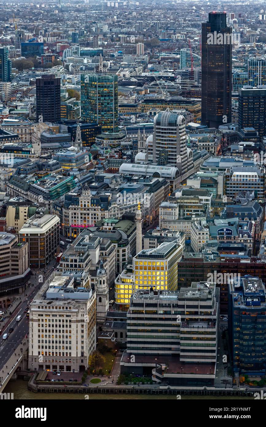Londra - dicembre 6 : vista da Shard a Londra il 6 dicembre, 2013 Foto Stock
