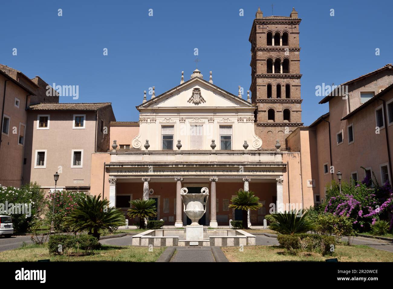 Basilica di Santa Cecilia in Trastevere, Trastevere, Roma, Italia Foto Stock