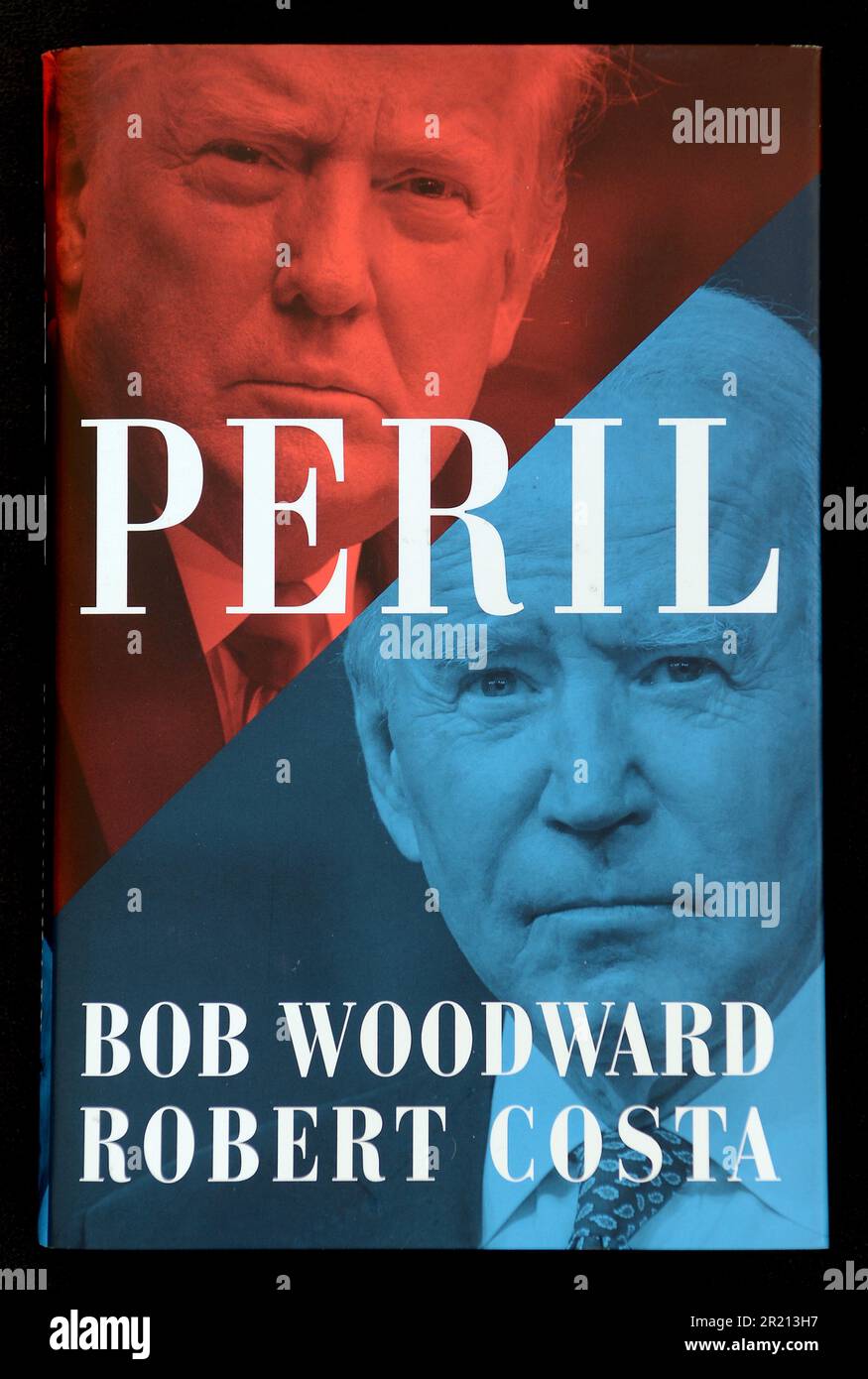 Pericolo, paura: Trump alla Casa Bianca, e Rage, tre libri del giornalista americano Bob Woodward sulla presidenza di Donald Trump. Peril, scritto da Woodward con Robert Costa, fu pubblicato il 21 settembre 2021, mentre Fear fu pubblicato il 11 settembre 2018 e Rage fu pubblicato il 15 settembre 2020. Foto Stock