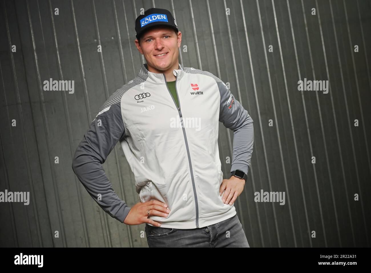 Karlsfeld, Germania. 16th maggio, 2023. Thomas DRESSEN (GER), sci alpino, immagine singola, motivo singolo tagliato, mezza figura, mezza cifra, ? Credit: dpa/Alamy Live News Foto Stock