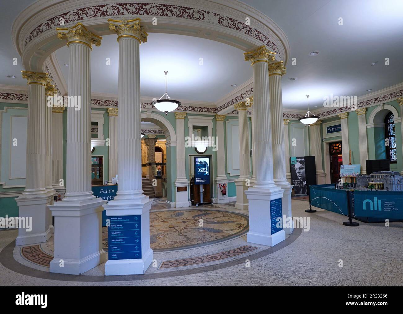 Biblioteca Nazionale di Irlanda Foto Stock