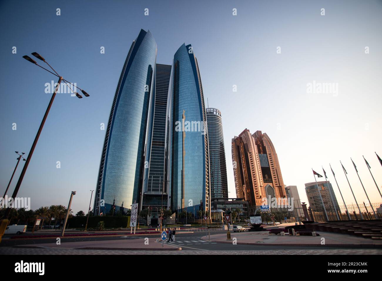 Scene di viaggio ad Abu Dhabi Foto Stock