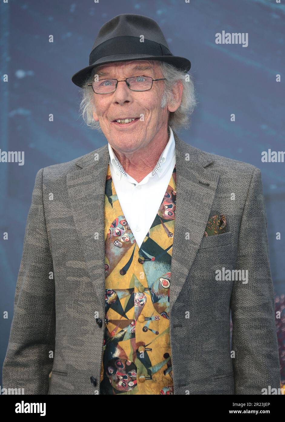 15 maggio 2023 - Londra, Inghilterra, Regno Unito - Christopher Fairbank partecipa alla Little Mermaid UK Premiere, Odeon Luxe Leicester Square Foto Stock