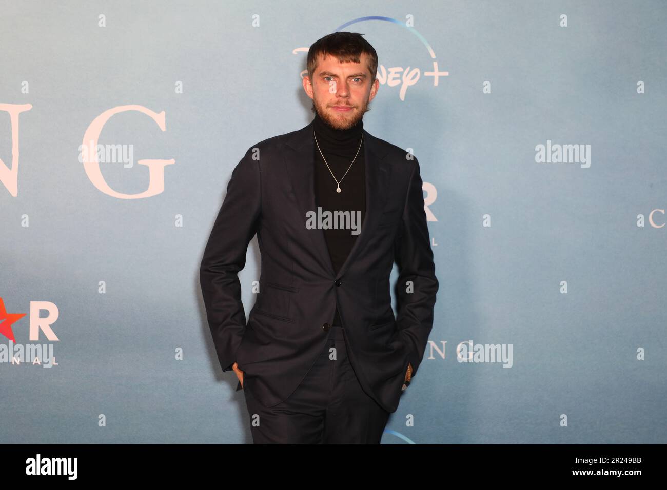 Sydney, Australia. 17th maggio 2023. Cast e troupe del film partecipano alla Sydney Premiere della Disney+ Star Original Series, LA COMPENSAZIONE al Sydney Theatre Company, Wharf 4/5, 15 Hickson Rd, Walsh Bay. Nella foto: Harry Greenwood. Credit: Richard Milnes/Alamy Live News Foto Stock